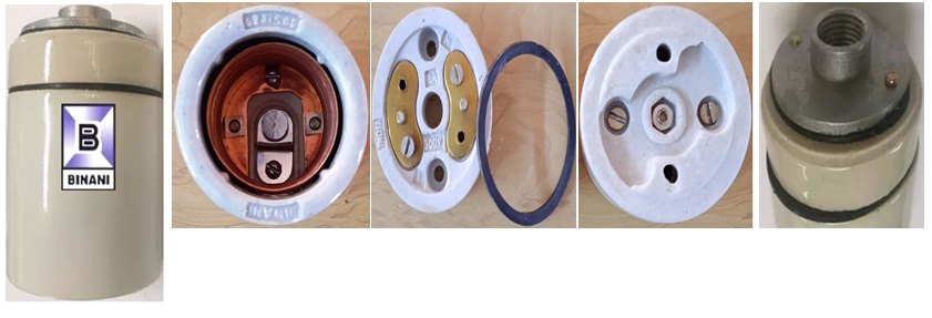 Lamp Holder BINANI Model No.GEJ 1000 HD- PLUNGER CONTACT